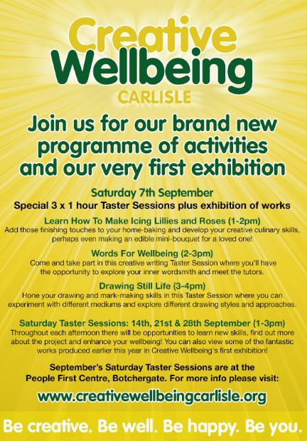 Creative Wellbeing Sept 13