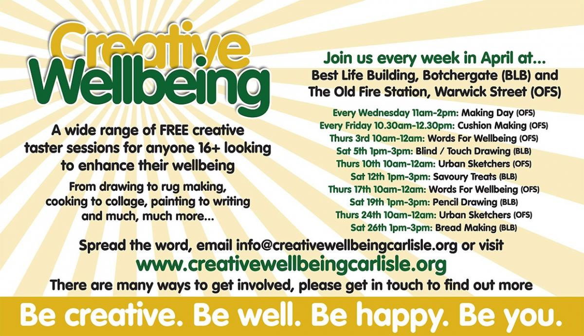 Creative Wellbeing April 2014