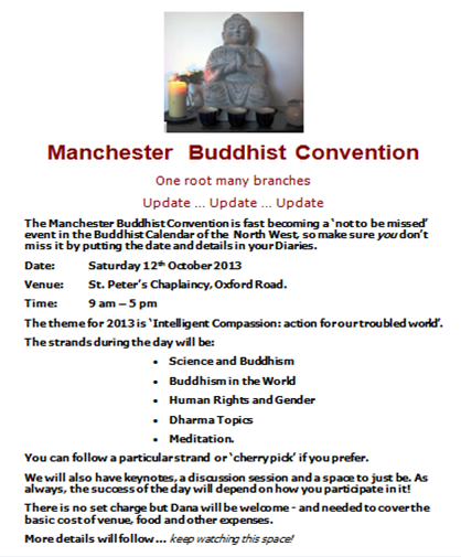 Manchester Buddhist Convention