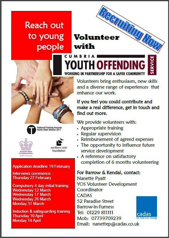 youth offending service volunteers