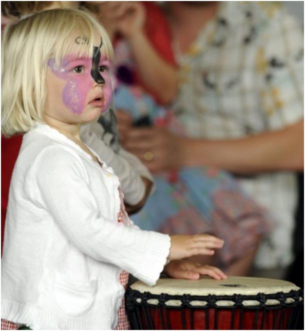 Carlisle Culture Bazaar Girl with Drums