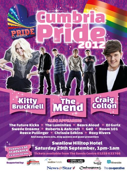 Cumbria Pride 2012 Poster 1